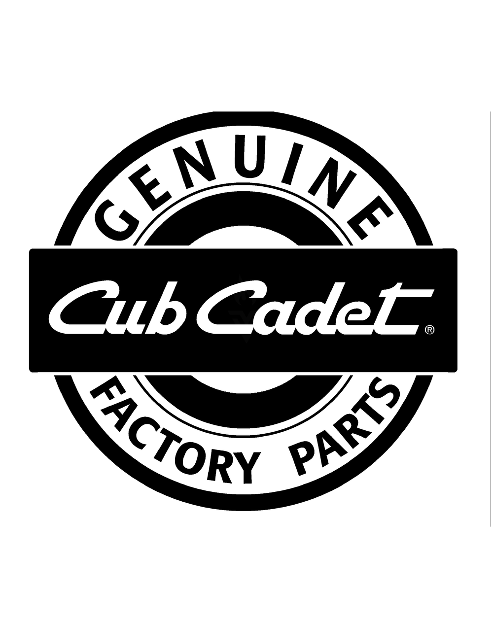 .Quick Reference S7237 Diagram and Parts List for S7237-KW 53AI8DU8050-37HP Cub Cadet Lawn Tractor